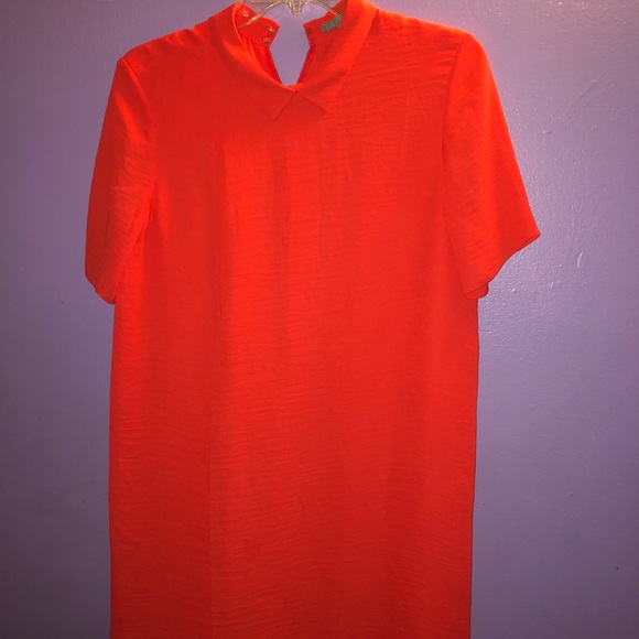 cos dress orange